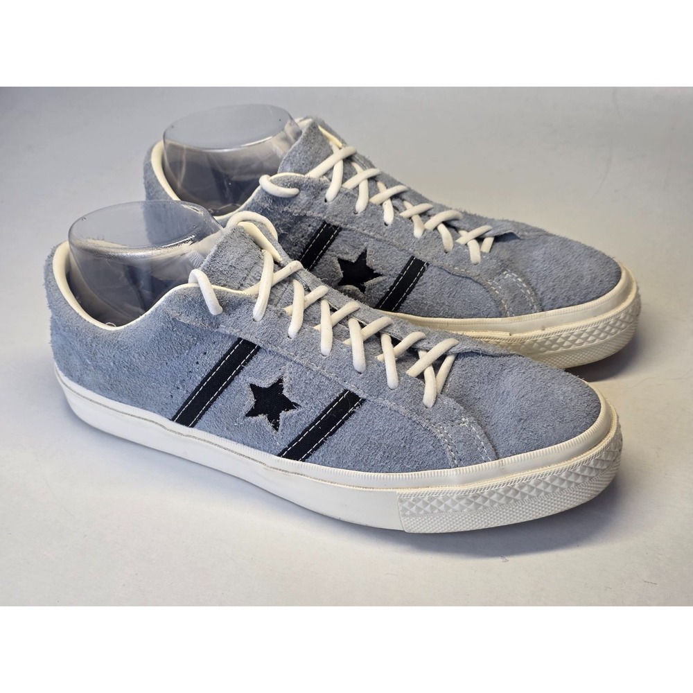 Converse Cons One Star‎ Men's Sneakers Size 8.5 Women's Size 10 Blue Suede Shoes